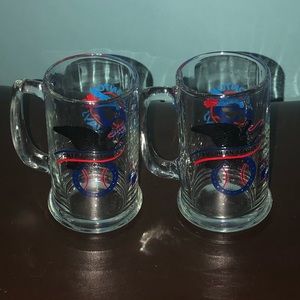 Pair of-1993 American League  Blue Jays Glass Mug
